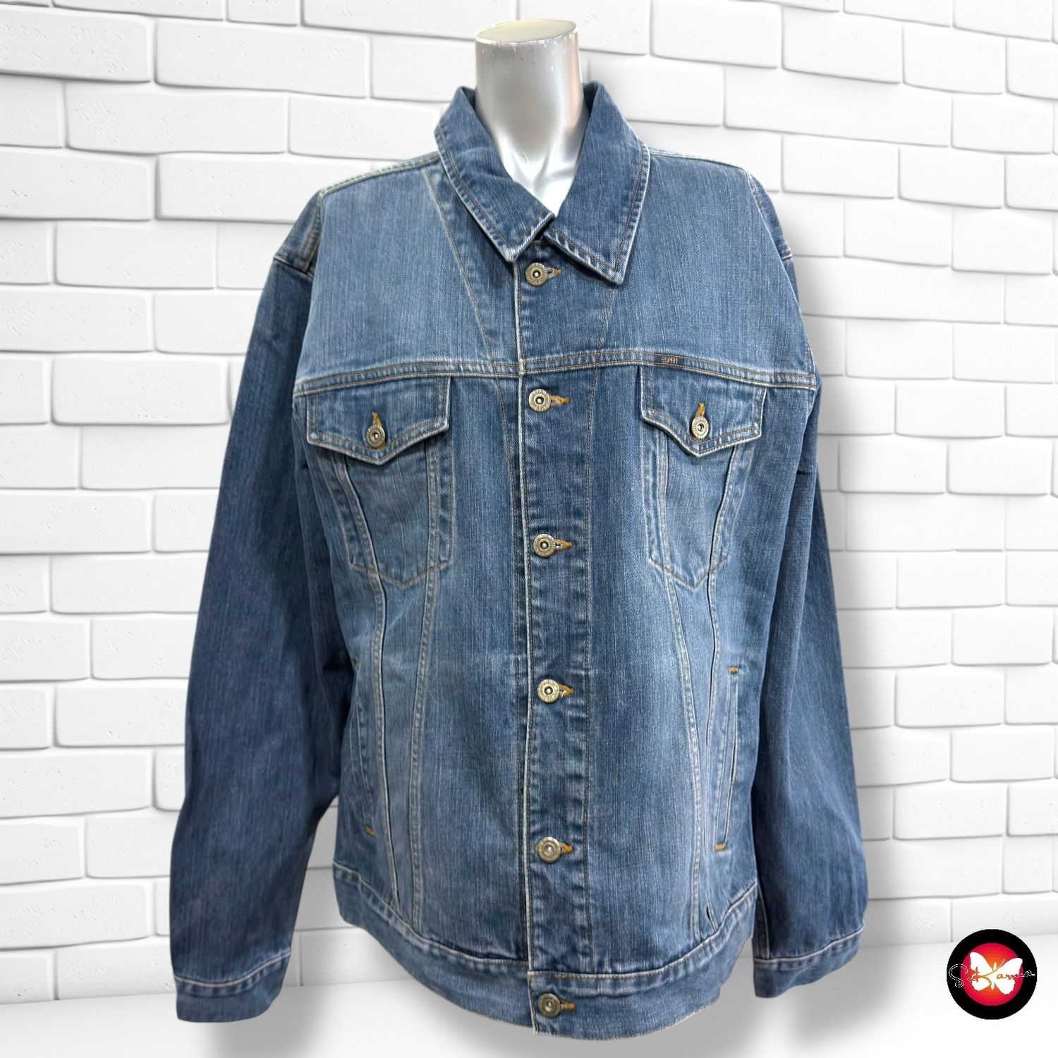 **HOY** Cazadora vaquera ESPRIT color Azul vaquero Talla XL