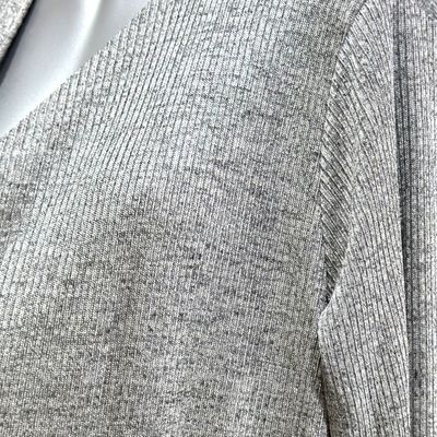 **HOY** Chaqueta larga de punto LCW MODEST color Gris plateado Talla L