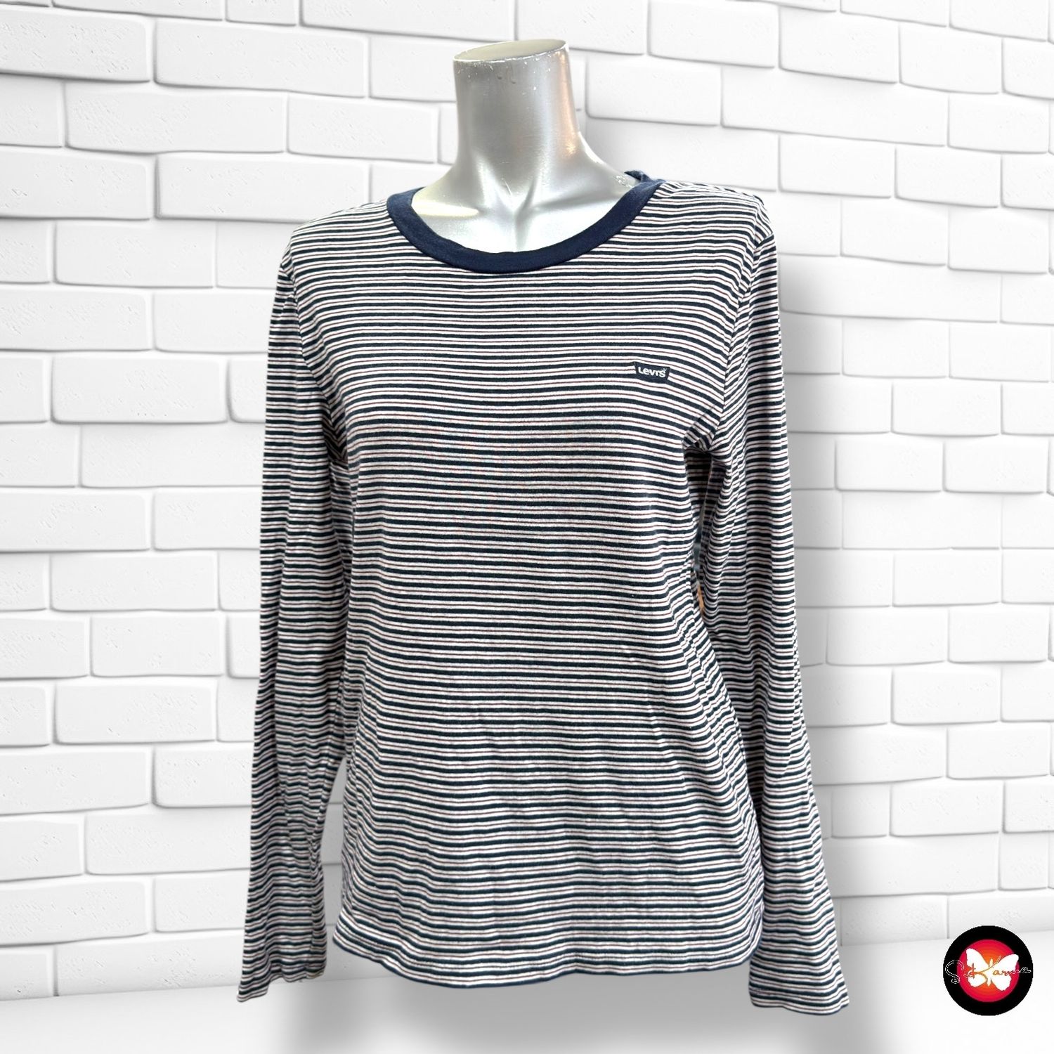 **HOY** Camiseta de manga larga LEVI’S color Rojo, blanco y azul Talla L