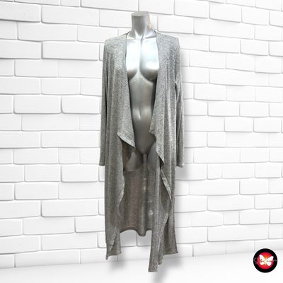 **HOY** Chaqueta larga de punto LCW MODEST color Gris plateado Talla L