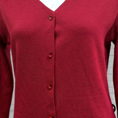 **HOY** Camisa de manga larga A.R.S color Granate Talla L