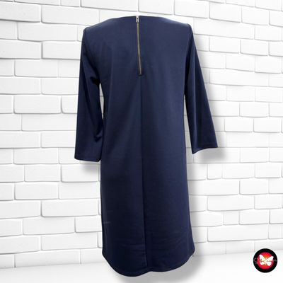 Vestido básico de media manga Q/S color Azul marino Talla XS