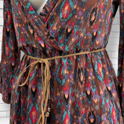 Vestido escote cruzado ECM color Varios Talla M