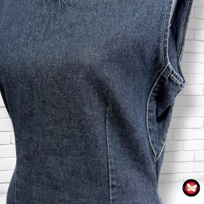 **HOY** Vestido midi sin mangas LOLA ESPELETA color Azul vaquero Talla M