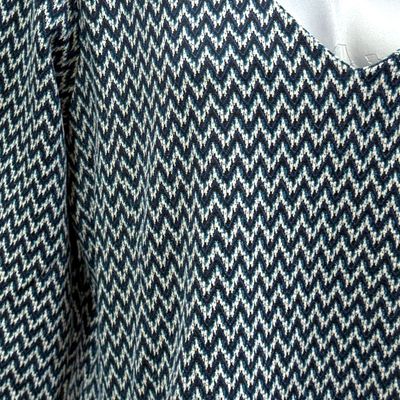 Vestido de entretiempo de media manga GRAIN DE MALICE color Azul y blanco Talla 48