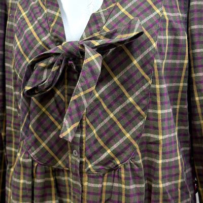 **HOY** Vestido camisero de cuadros BENSIMON color Varios Talla M