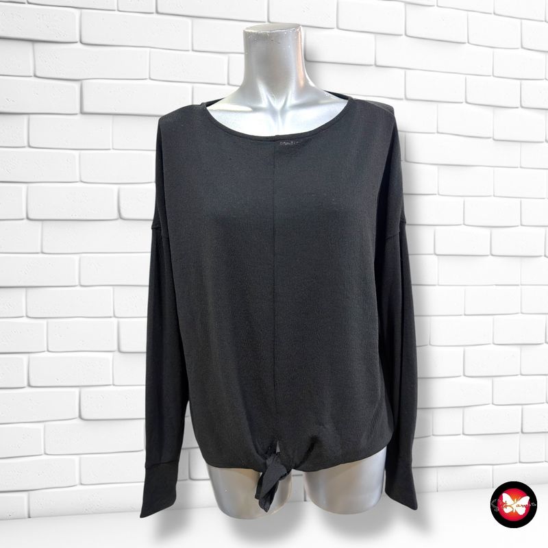 Blusa de manga larga con lazo H&amp;M color Negro Talla S