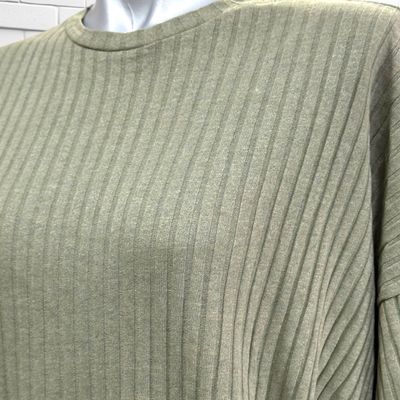 **HOY** Jersey de manga larga canalé Talla XL