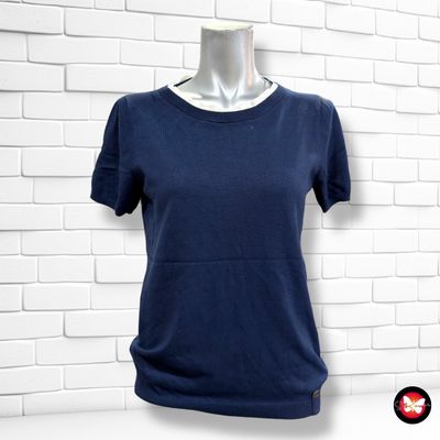 **HOY** Jersey de manga corta con cuello blusa LEGEND WORLD WIDE Talla M