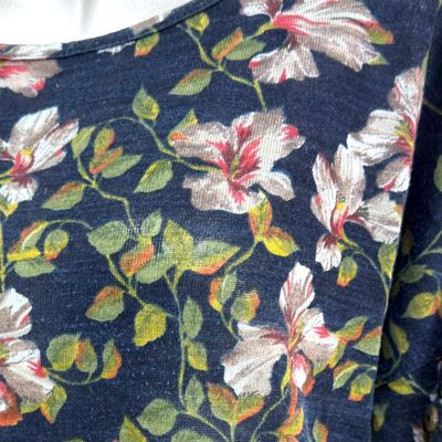 **HOY** Jersey de manga corta estampado flores JANINA Talla 38