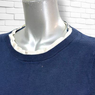 **HOY** Jersey de manga corta con cuello blusa LEGEND WORLD WIDE Talla M