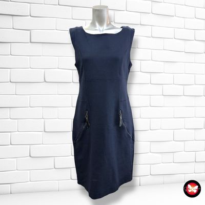 Vestido de entretiempo sin mangas color Azul marino Talla M/L