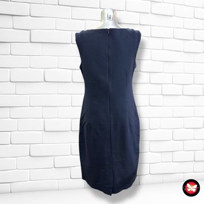 Vestido de entretiempo sin mangas color Azul marino Talla M/L