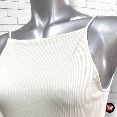 **HOY** Body de tirantes canalé H&amp;M Talla M