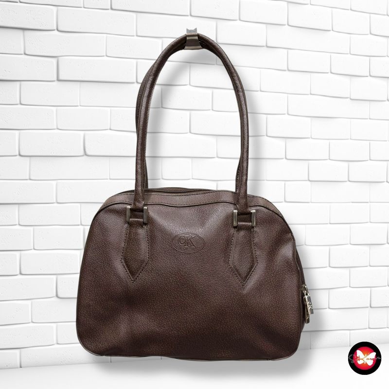 Bolso de hombro de piel sintética  color Marrón Talla PEQUEÑO
