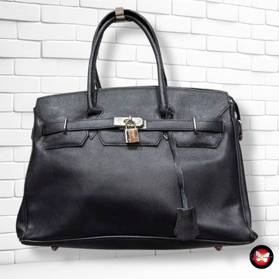 **HOY** Bolso de mano de piel  color Negro Talla GRANDE
