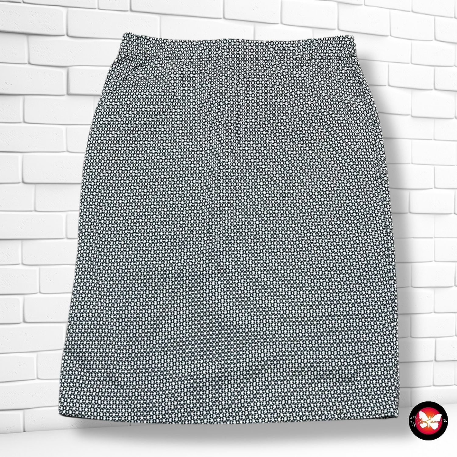 **HOY** Falda elástica estampada EAST DRIVE color Negro y blanco Talla XL