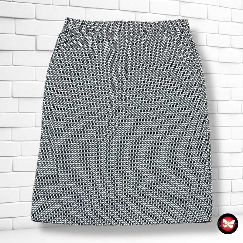 Falda elástica estampada EAST DRIVE color Negro y blanco Talla XL