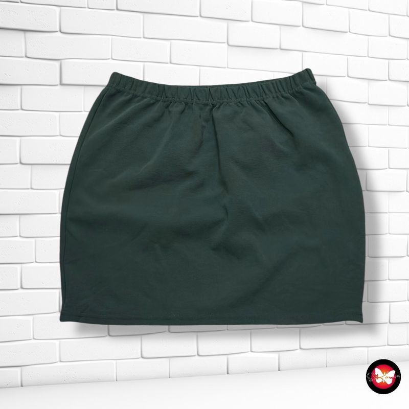 Falda básica corta  color Verde Talla S