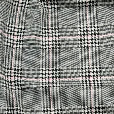 **HOY** Falda Príncipe de Gales color Gris y rosa Talla L