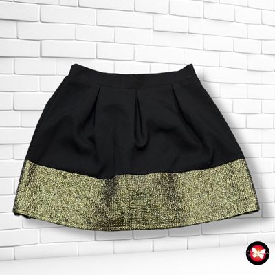 **HOY** Falda de noche MOLLY BRACKEN color Negro y dorado Talla Única