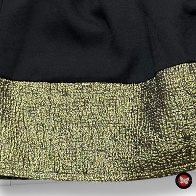 **HOY** Falda de noche MOLLY BRACKEN color Negro y dorado Talla Única