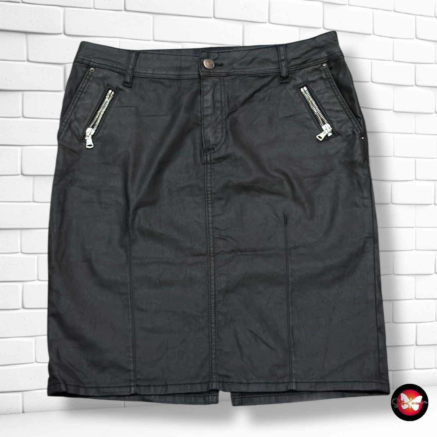 **HOY** Falda vaquera engomada SCHOOL RAG color Negro Talla S/M (W27)