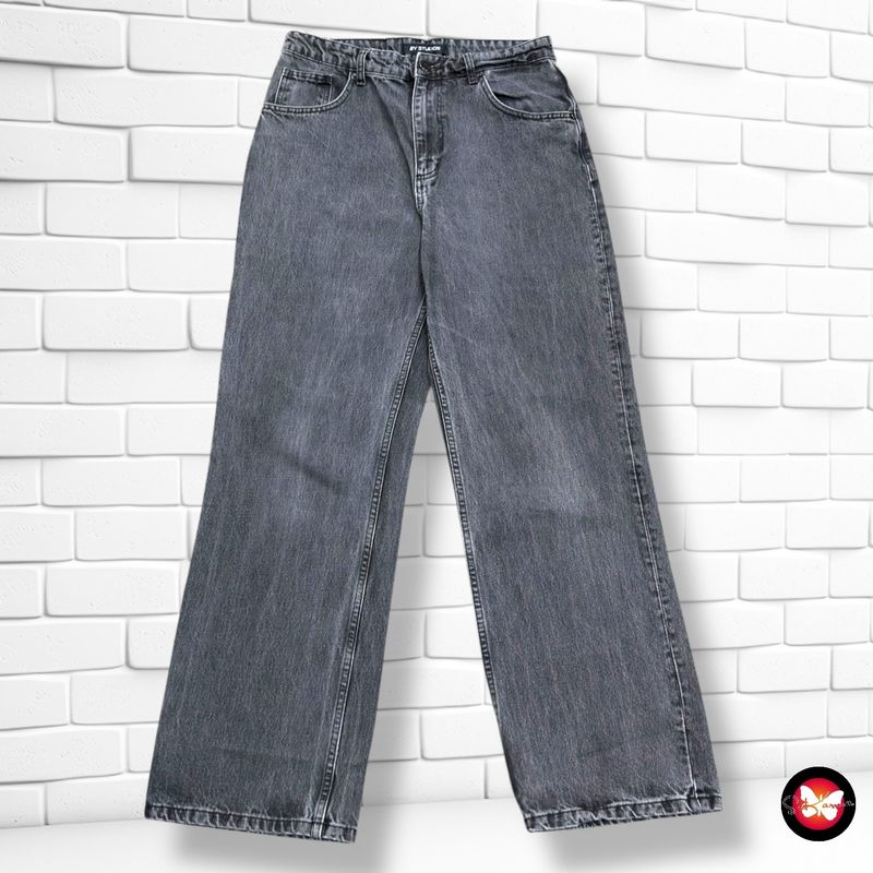 **HOY** Pantalón vaquero ancho de pierna 2Y STUDIOS color Negro Talla L