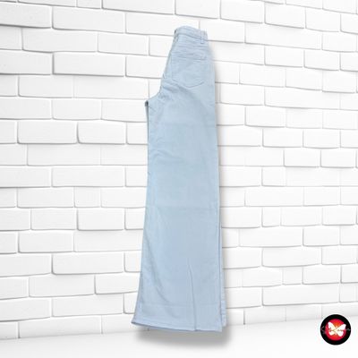 **HOY** Pantalón vaquero ancho de pierna DIVDED color Celeste Talla 34