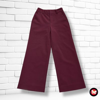 **HOY** Pantalón de vestir ancho de pierna GESTUZ color Granate Talla 34