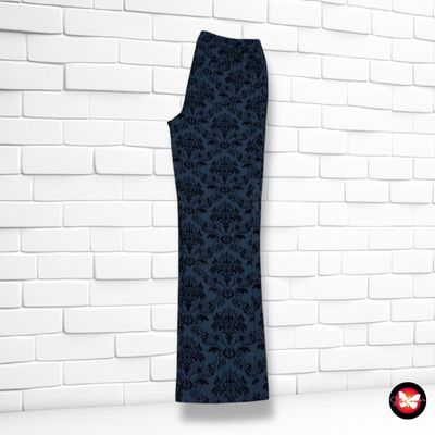 **HOY** Pantalón de vestir con terciopelo PAOLA! color Azul y negro Talla 40