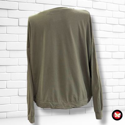 Camiseta de manga larga con cordón CHILL&amp;RELAX color Verde militar Talla 44/46