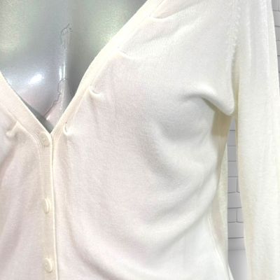 Chaqueta de punto  color Blanco Talla S