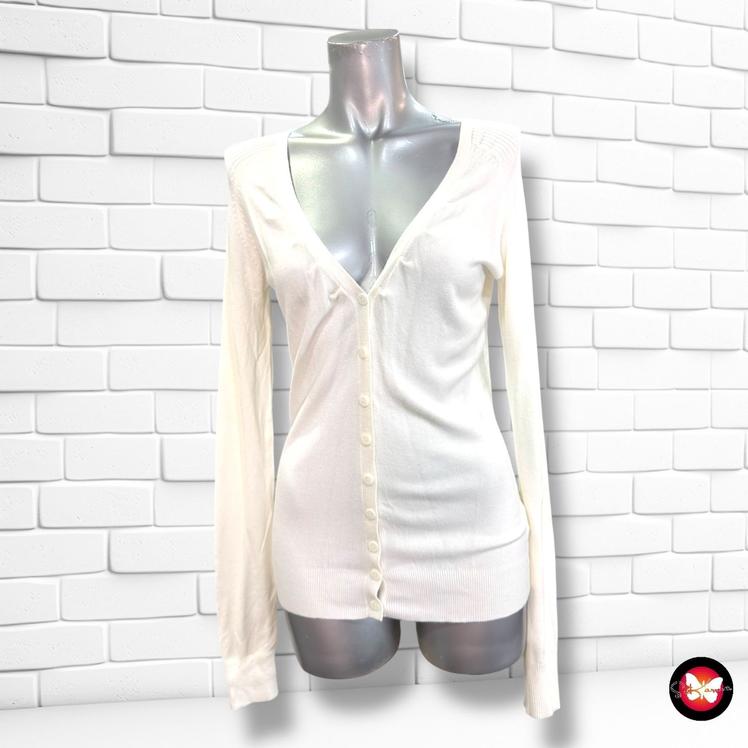 **HOY** Chaqueta de punto  color Blanco Talla S
