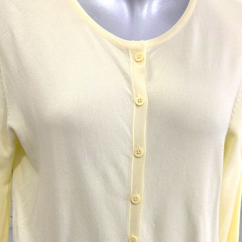 Chaqueta de punto ZARA color Amarillo Talla M