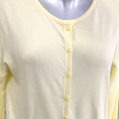 Chaqueta de punto ZARA color Amarillo Talla M