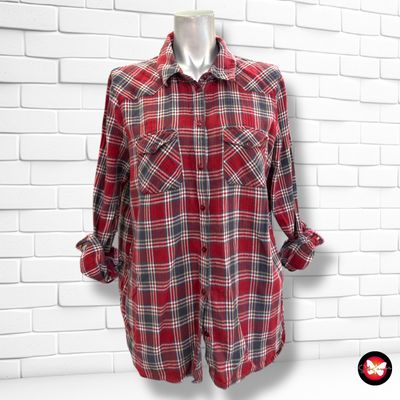 Camisa de cuadros NOISY MAY color Rojo y azul Talla XL