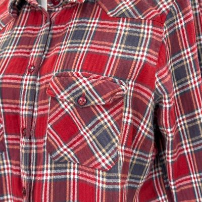 Camisa de cuadros NOISY MAY color Rojo y azul Talla XL