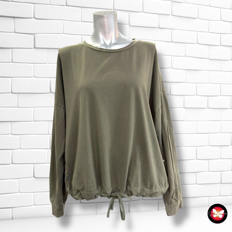 **HOY** Camiseta de manga larga con cordón CHILL&amp;RELAX color Verde militar Talla 44/46