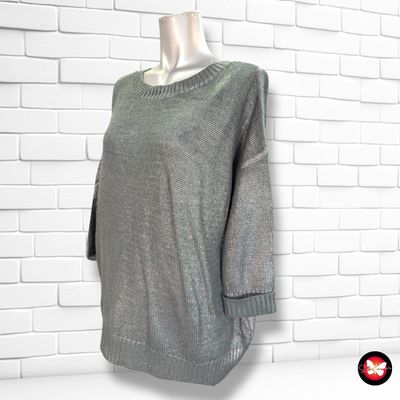 Jersey de media manga ETAM color Gris y plateado Talla S