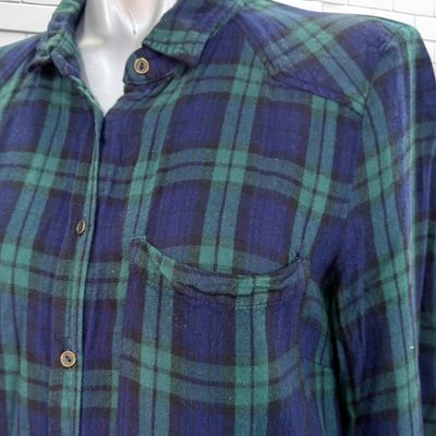 **HOY** Camisa de cuadros ESPRIT color Azul y verde Talla 36