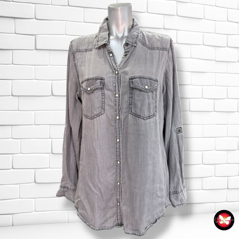 Camisa vaquera AMISU color Gris Talla M