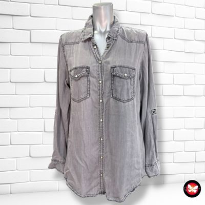 **HOY** Camisa vaquera AMISU color Gris Talla M