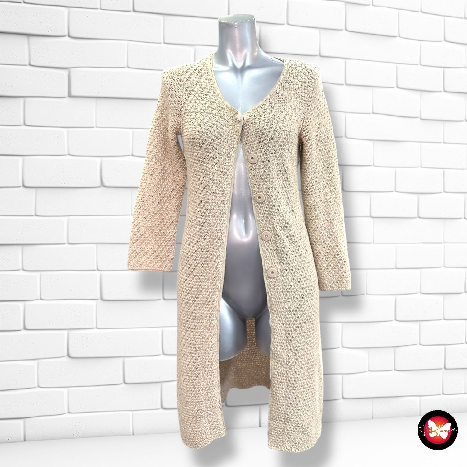 **HOY** Chaqueta de punto midi PURDEY color Beige Talla S
