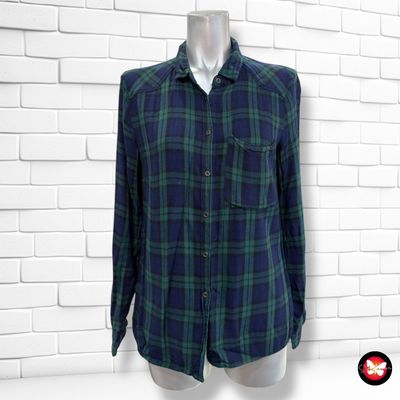 **HOY** Camisa de cuadros ESPRIT color Azul y verde Talla 36