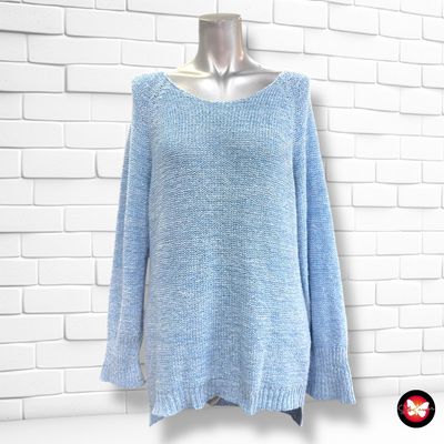 **HOY** Jersey de ganchillo EASY WEAR color Celeste Talla 42