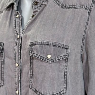 **HOY** Camisa vaquera AMISU color Gris Talla M