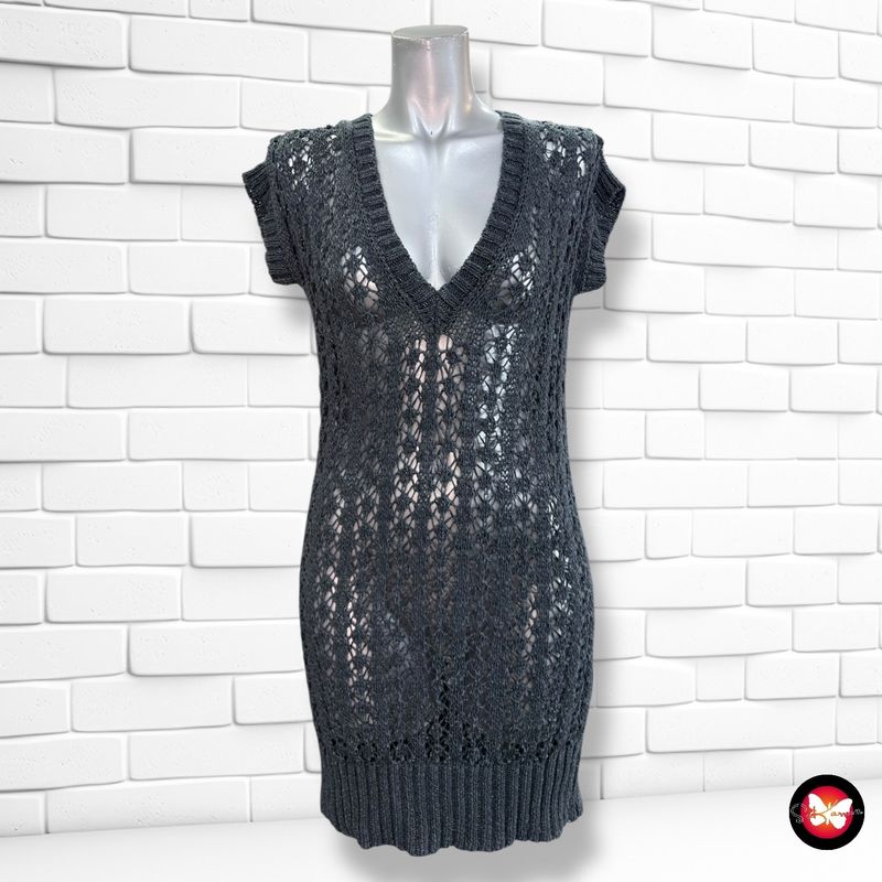 Jersey de ganchillo  color Gris Talla M