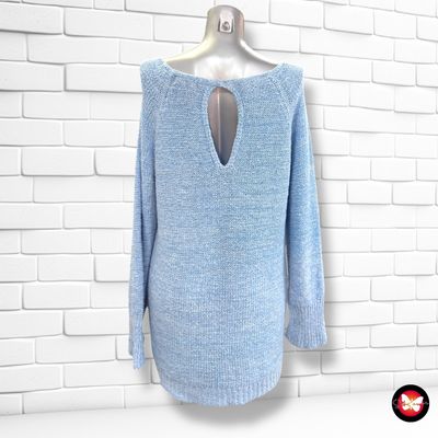 **HOY** Jersey de ganchillo EASY WEAR color Celeste Talla 42