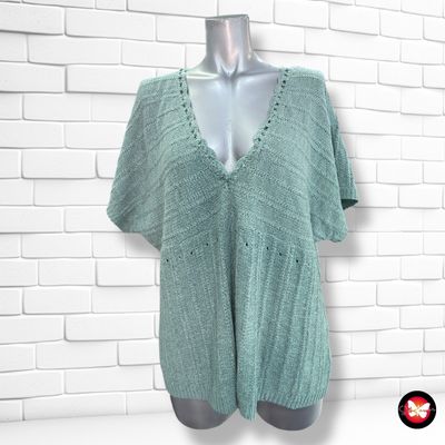 **HOY** Jersey de ganchillo ZENDRA color Verde Talla L/XL